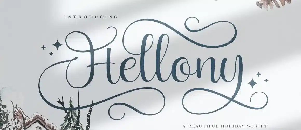 Hellony Typeface
