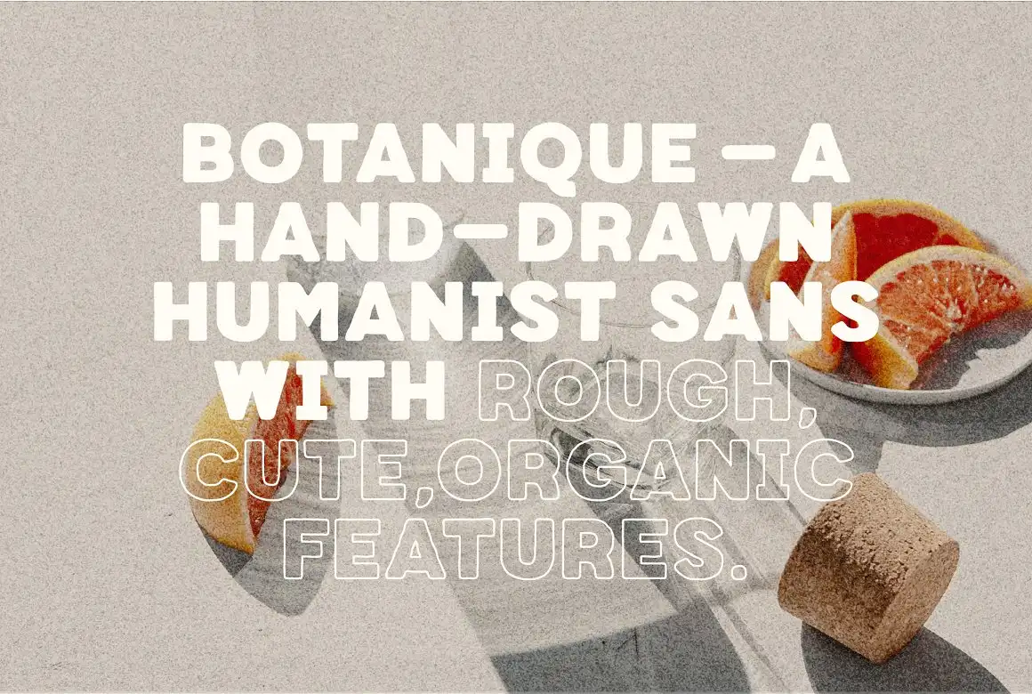 Botanique Hand drawn Humanist Sans 2