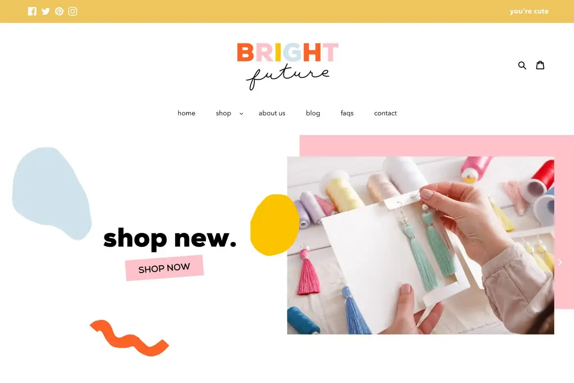 Bright Shopify Theme Easy to Use