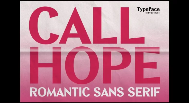 Callhope - Romantic Sans Serif Font