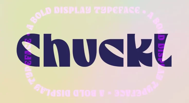 Chuckl A Bold Display Typeface