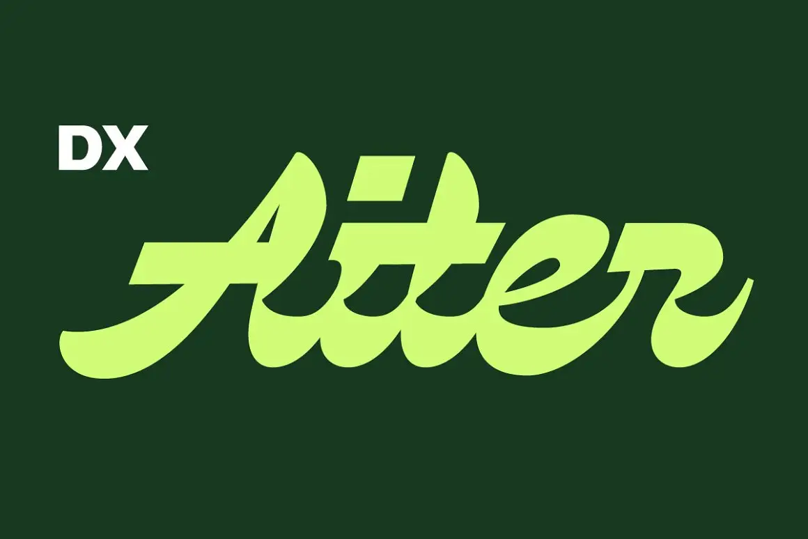 Dx Aiter - Bold Modern Typeface