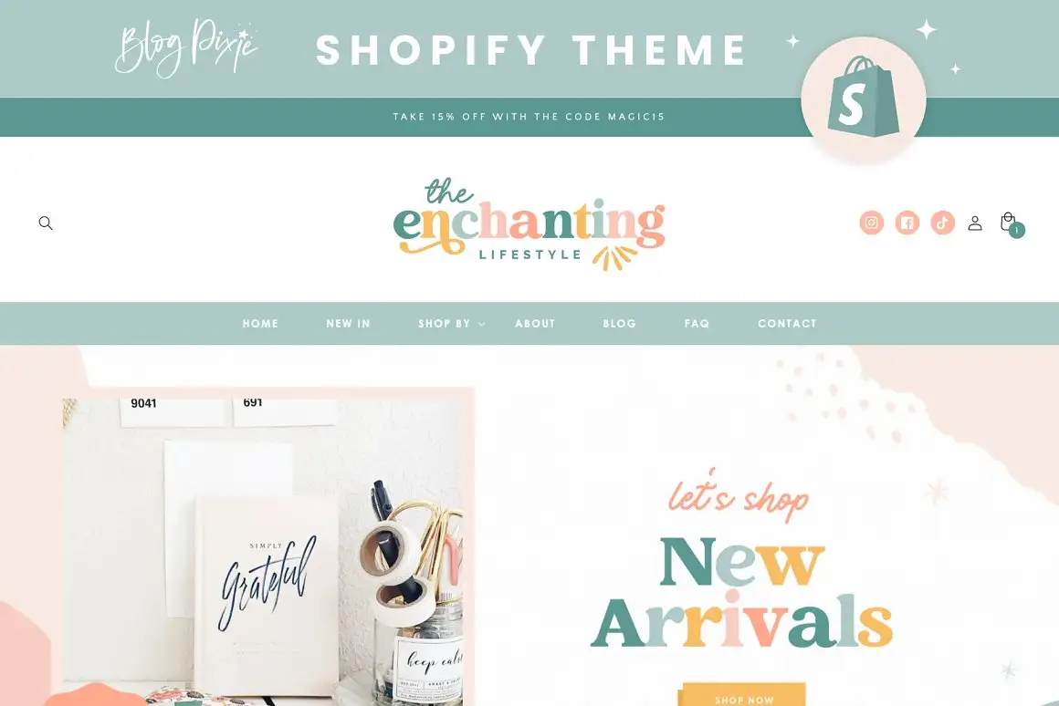 Enchanting Shopify Theme