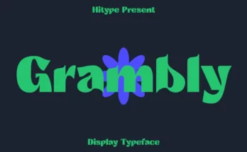 Grambly Display Typeface - Hitype