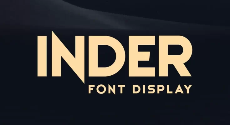 Inder - Font Display