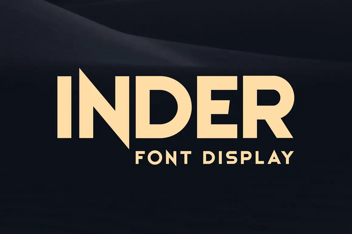 Inder - Font Display
