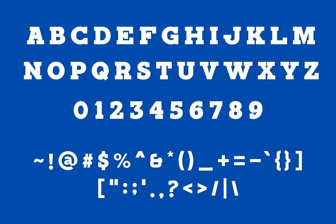 Karens - Modern Slab Serif Typeface 5