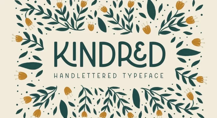 Kindred Handlettered Typeface