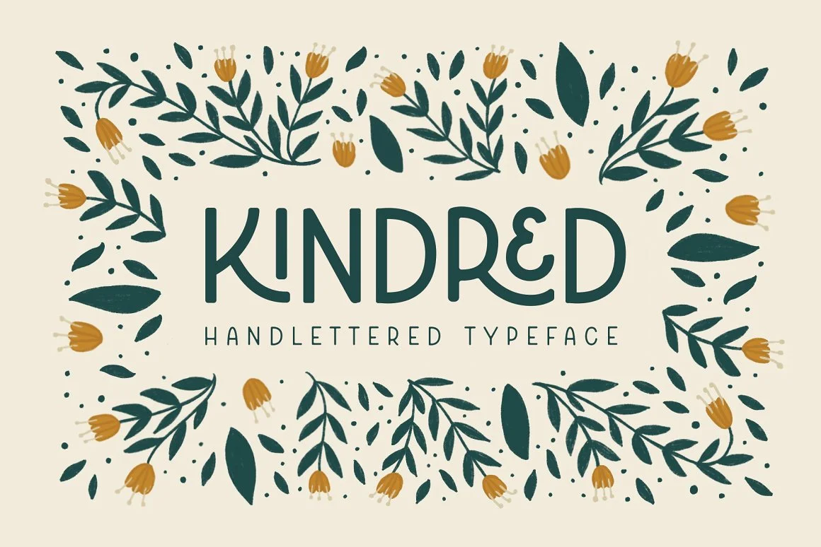 Kindred Handlettered Typeface