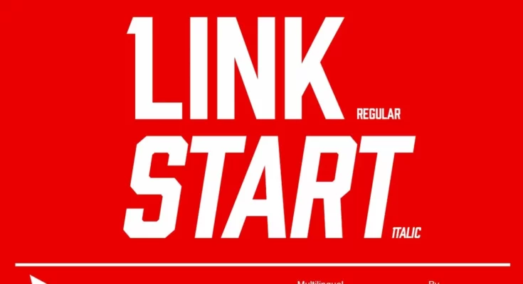 Link Start Regular Font