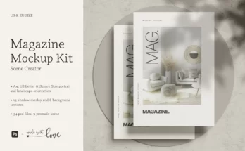 Magazine Mockup Kit