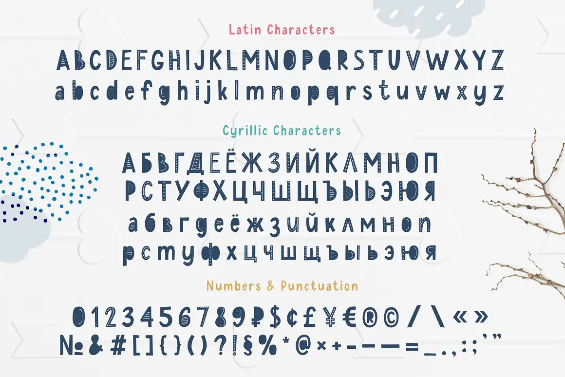 Maybug Latin & Cyrillic Scandi Fonts 4