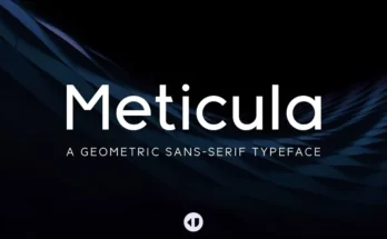Meticula Sans Serif Typeface
