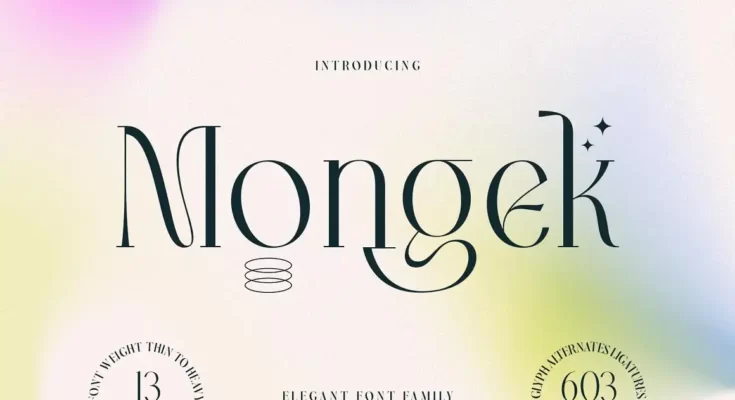 Mongek Typeface