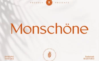 Monschone Font
