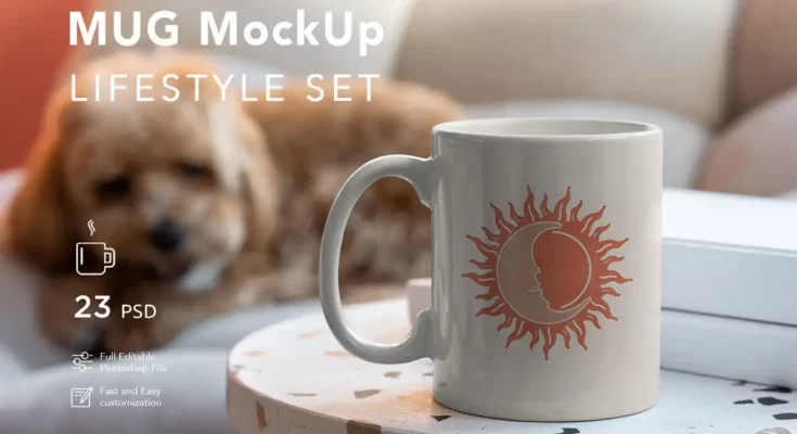 Mug MockUp Lifestyle Set