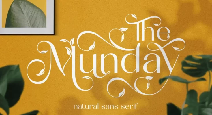 Munday Typeface Font Free