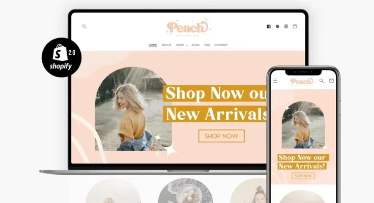 Peach - Boho Pink Shopify Theme