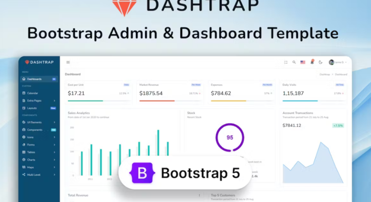 Dashtrap: Premium Bootstrap 5 Admin & UI Kits