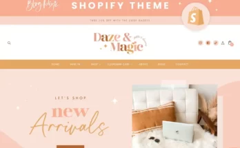 Shopify Theme - Daze And Magic