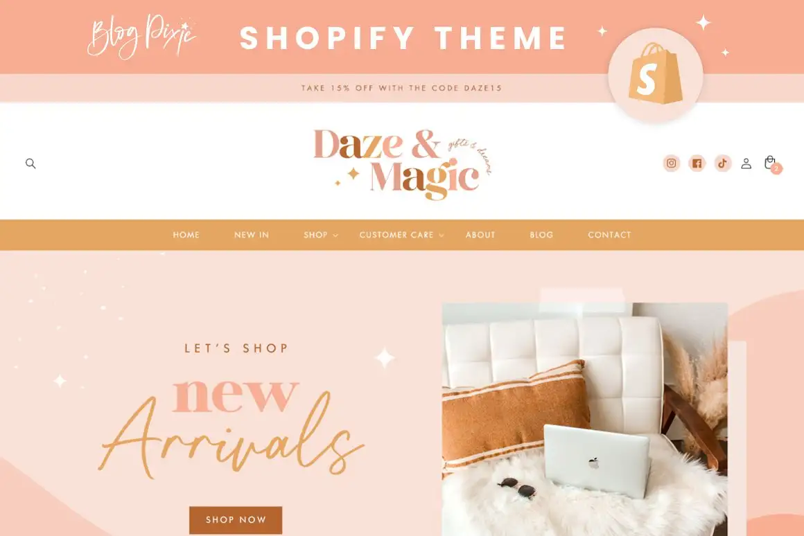 Shopify Theme - Daze And Magic