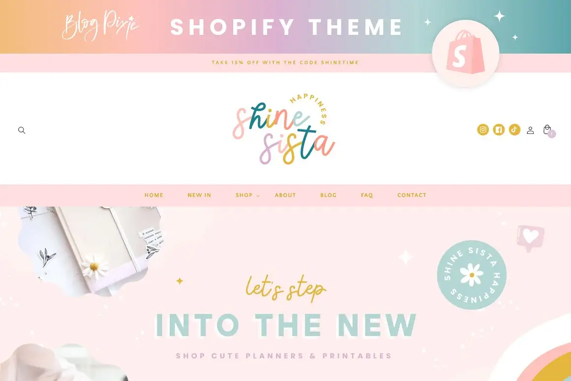 Shopify Theme Pastel Rainbow