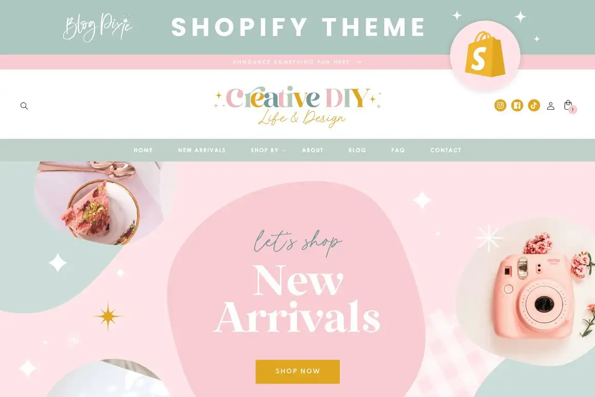 Shopify Theme Pastel
