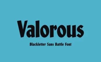 Valorous Display Font
