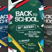 Back to School Flyer Design