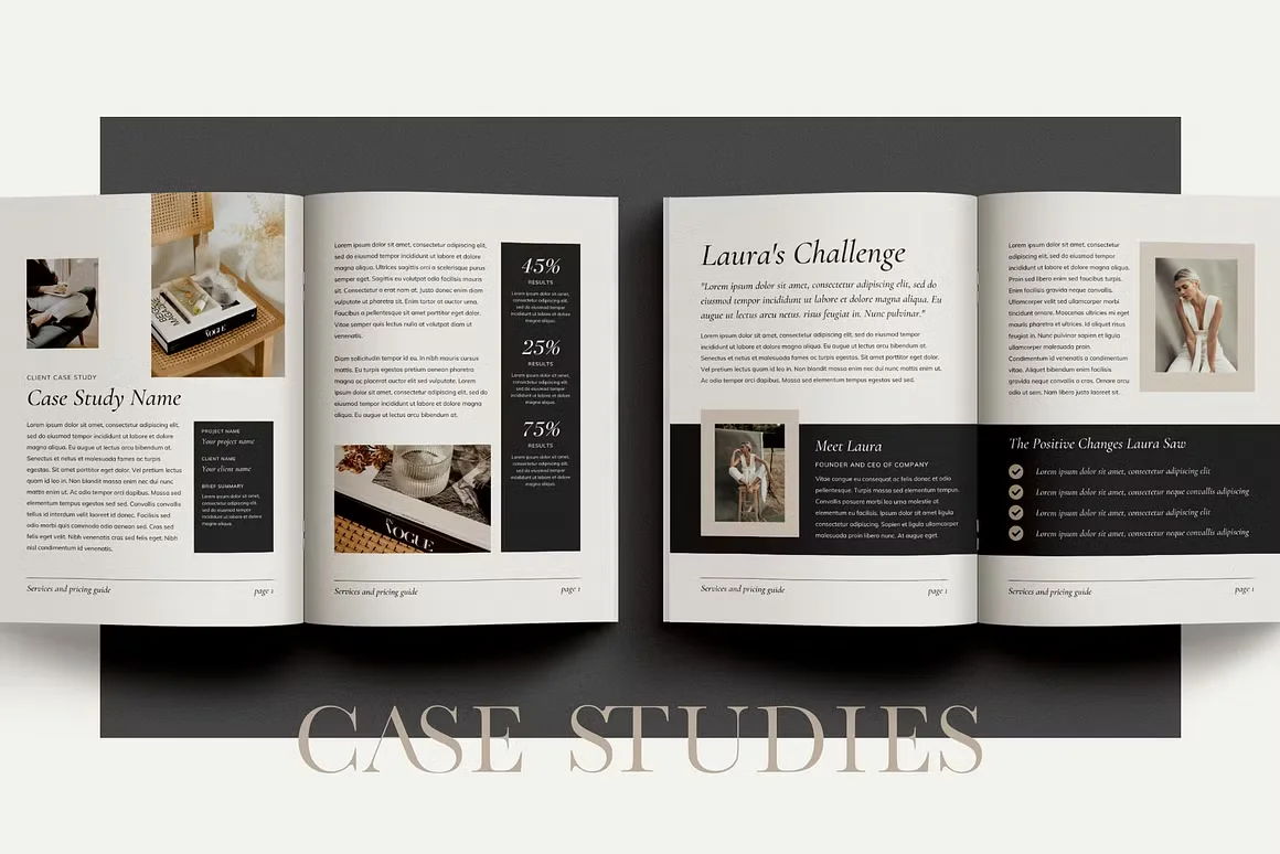 Services & Pricing Guide Brochures Design 6
