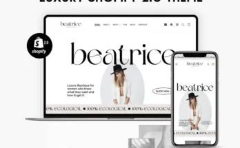 Beatrice Luxury Shopify Theme