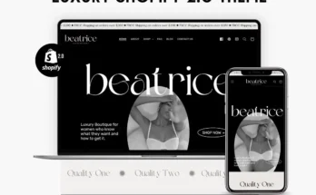 Beatrice Noir - Luxury Shopify Theme