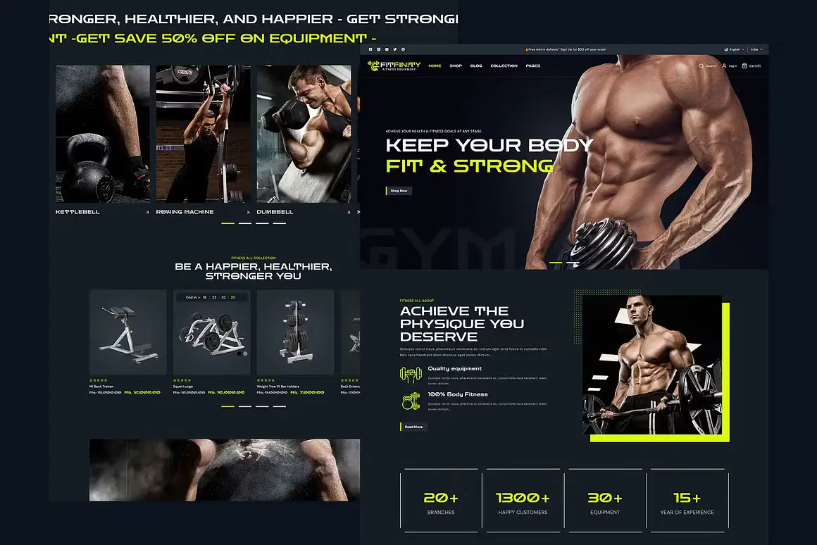 Body Fitness Gym Shopify Theme 5