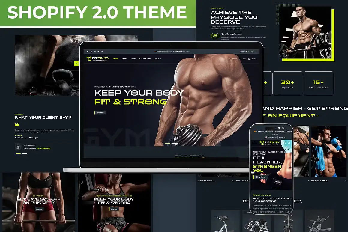 Body Fitness Gym Shopify Theme