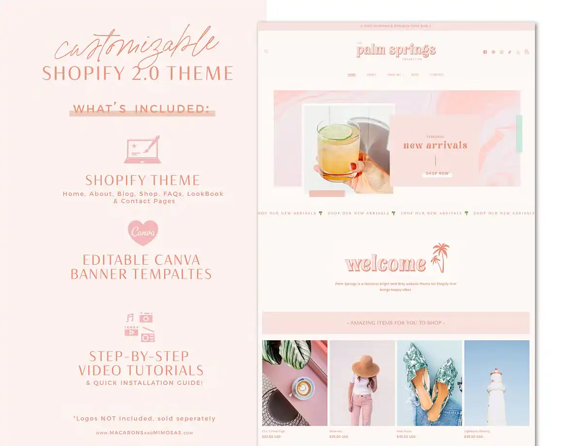 Bright Boho Shopify Theme 2