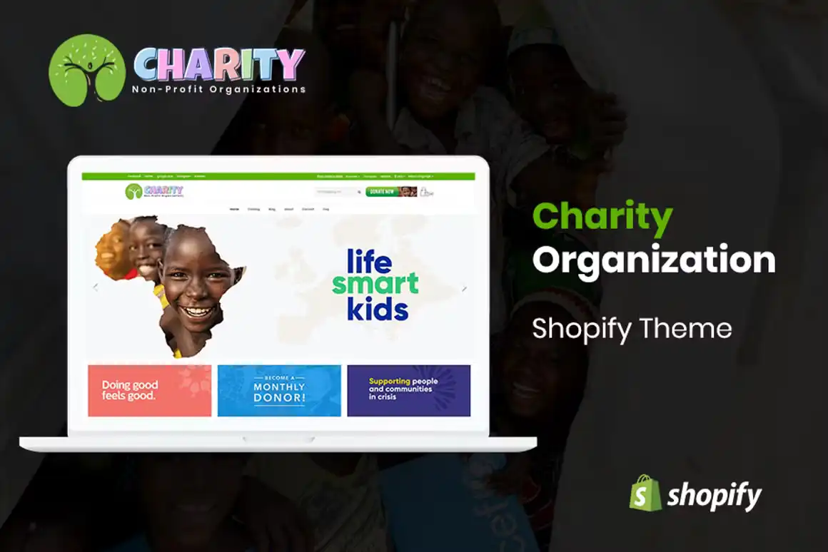Charity Organization Shopify Theme
