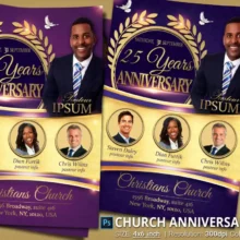 Church Anniversary Flyer Template