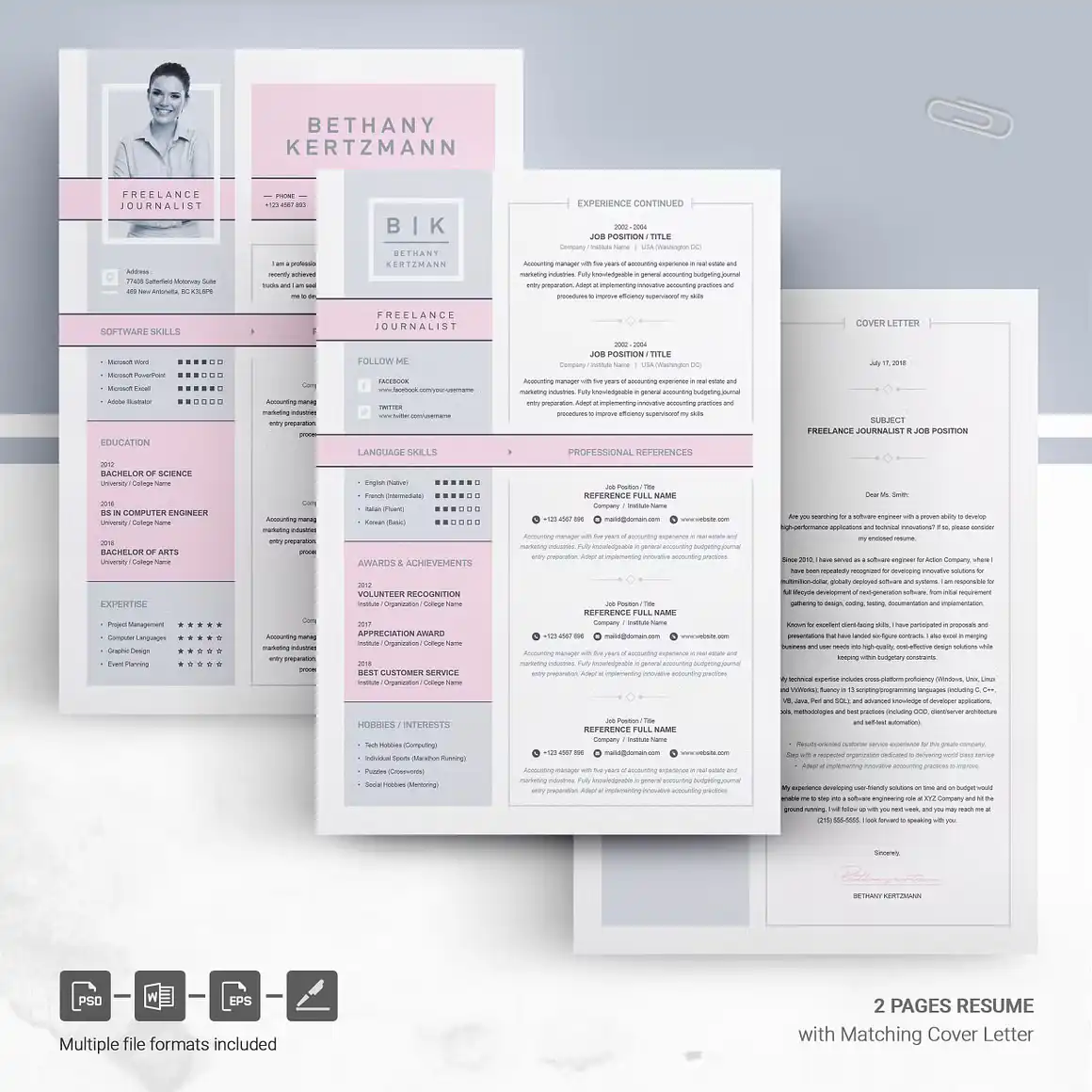 Cool & Creative CV Resume Design 2