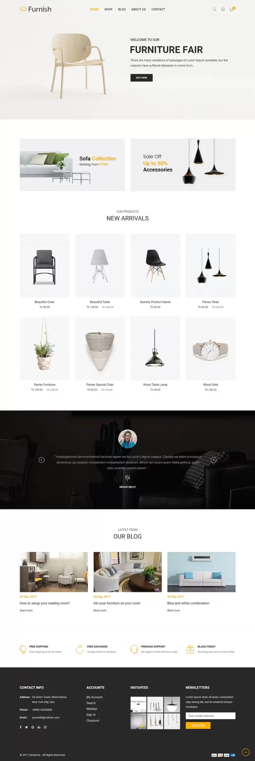 Furniture Shopify Theme Furnish 2