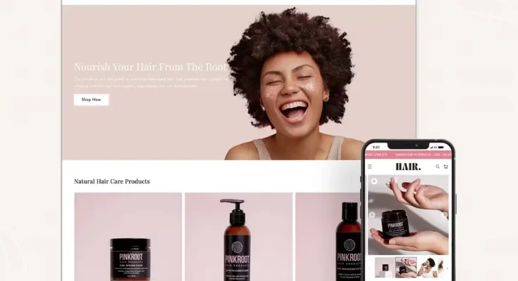 Hair Beauty Haircare Shopify Theme