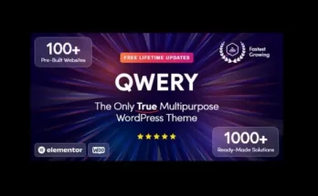 Master Qwery Business Wordpress Woocommerce Theme