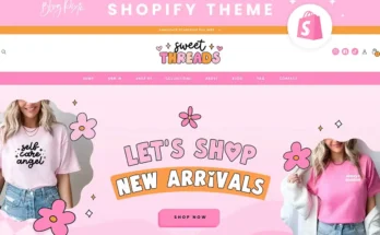 Pink Retro Shopify Theme Template