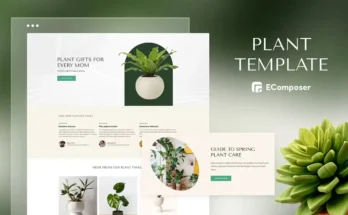 Plant Shopify EComposer Theme