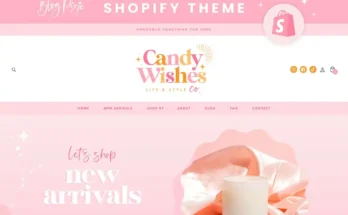 Shopify Theme Pink - Candy Wishes