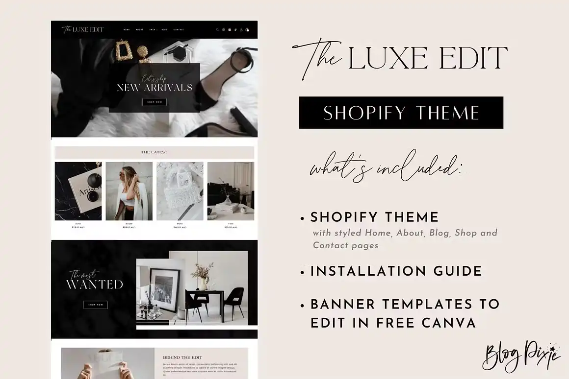 Shopify Theme - The Luxe Edit 2