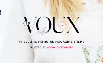 The Voux WordPress Theme Stylish Magazine Sites
