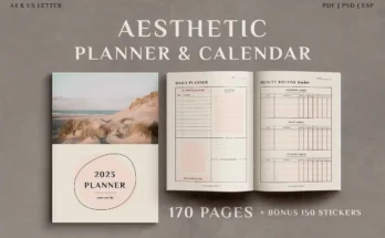 Aesthetic Planner & Calendar