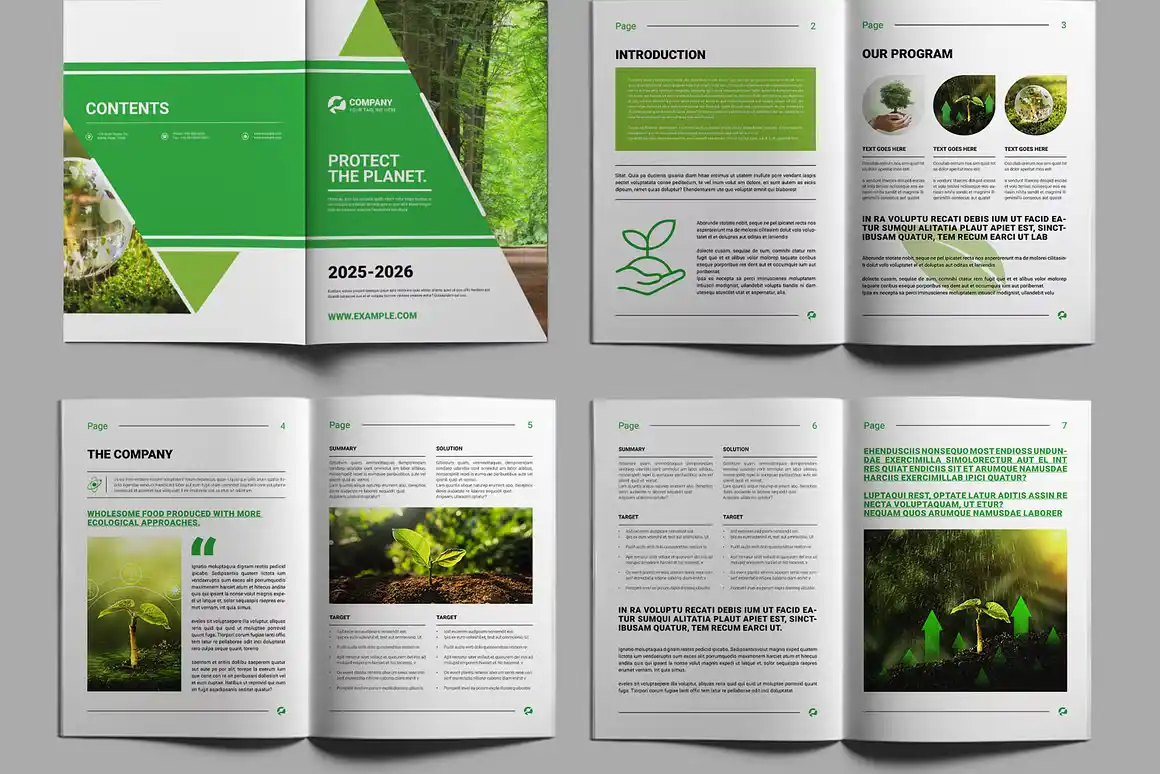 Environment ECO Brochure Template 2