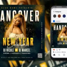 Night Club New Year Party Flyer