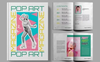 Pop Art Brochure Template